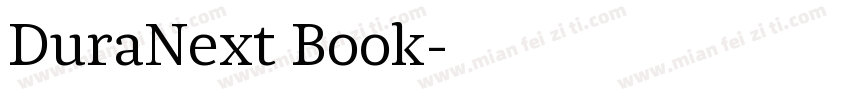 DuraNext Book字体转换